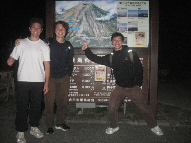 I summitted Mount Fuji - Bottom right image