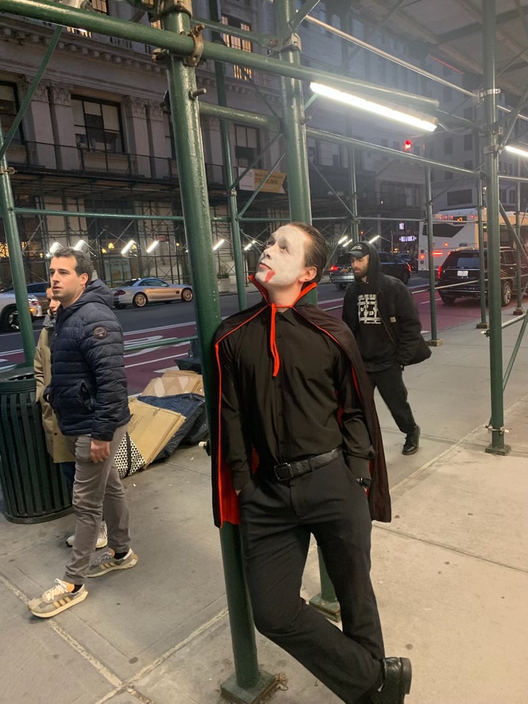 I celebrated Olivia Rodrigo's hit song 'Vampire' by dressing as one for her concert