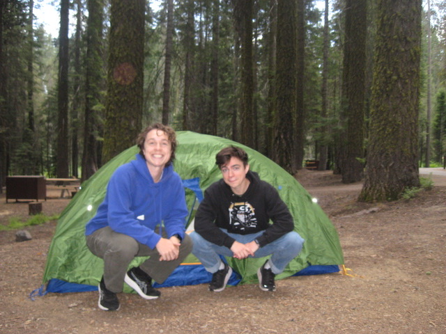 I camped in Yosemite
