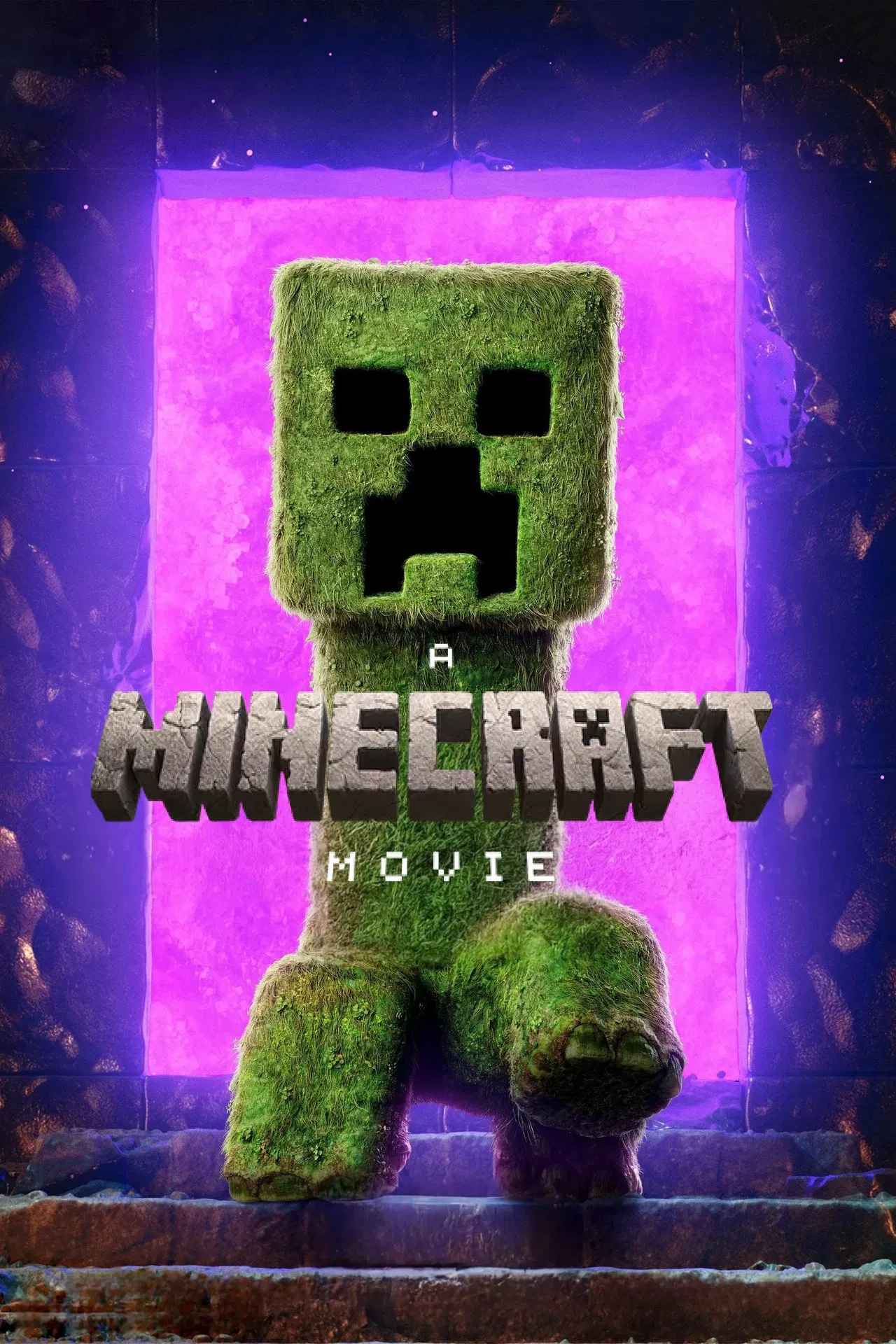 A Minecraft Movie poster